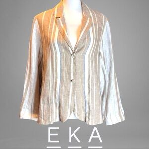 EKA Harper Linen Short Blazer Sz Small